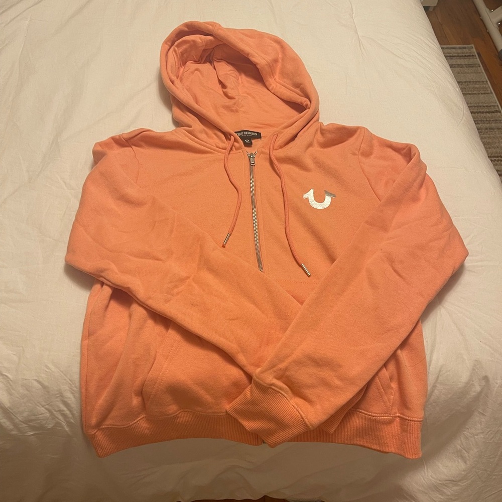Original True Religion Zip up sweater. Size L